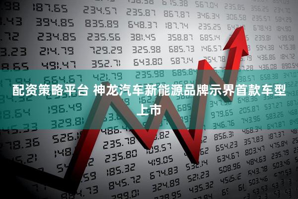 配资策略平台 神龙汽车新能源品牌示界首款车型上市