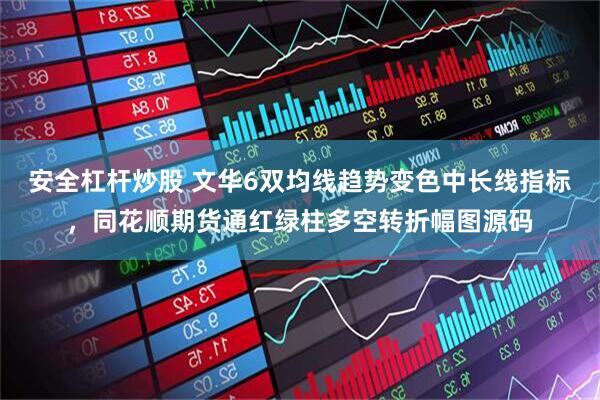 安全杠杆炒股 文华6双均线趋势变色中长线指标，同花顺期货通红绿柱多空转折幅图源码